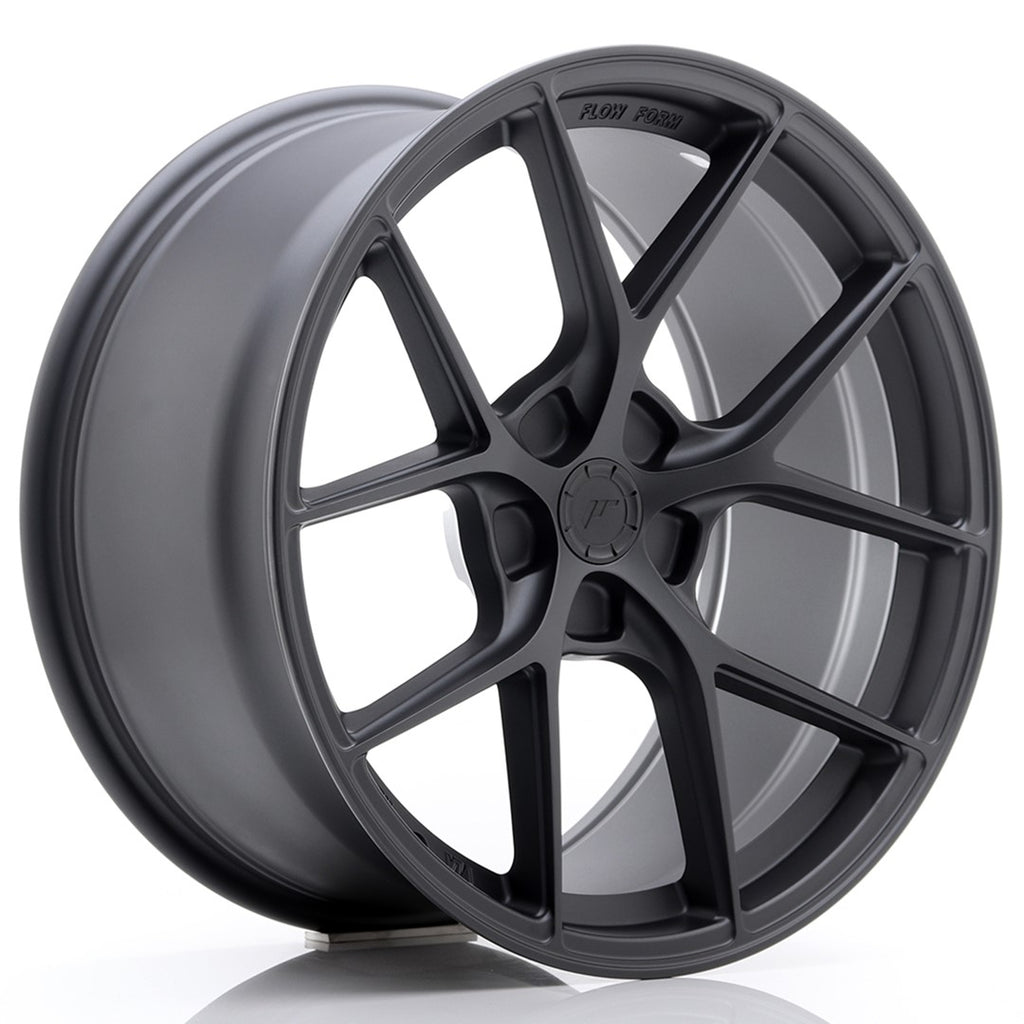 Cerchio in Lega JAPAN RACING SL01 19x9.5 ET25-40 5H con foratura su misura Matt Gun Metal
