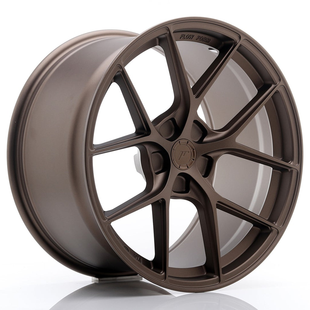 Cerchio in Lega JAPAN RACING SL01 Flow Formed 19x10.5 ET25-40 5H con foratura su misura Matt Bronze