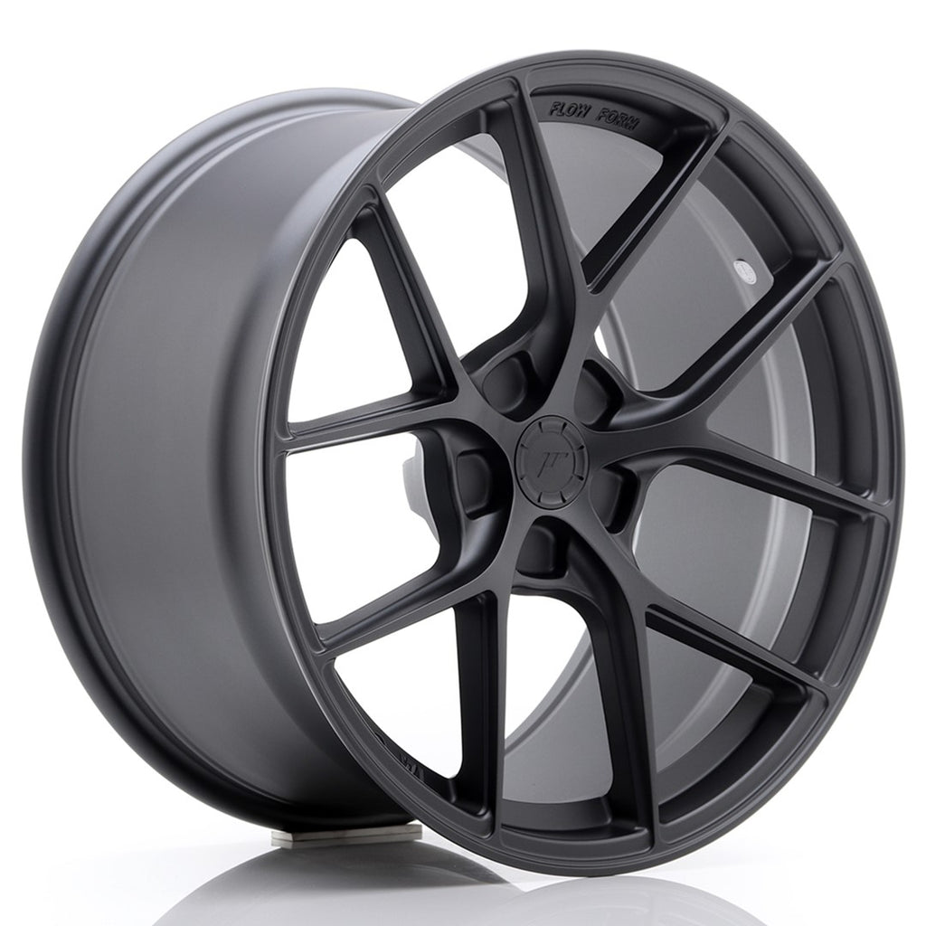 Cerchio in Lega JAPAN RACING SL01 Flow Formed 19x10.5 ET25-40 5H con foratura su misura Matt Gun Metal