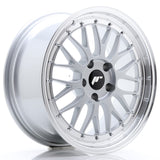 Cerchio in Lega JAPAN RACING JR23 18x8.5 ET25 5x120 Hyper Silver w/ Machined Lip
