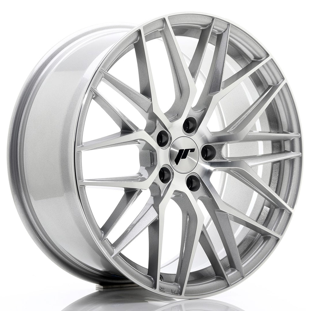 Cerchio in Lega JAPAN RACING JR28 19x8.5 ET40 5x114.3 Silver Machined Face