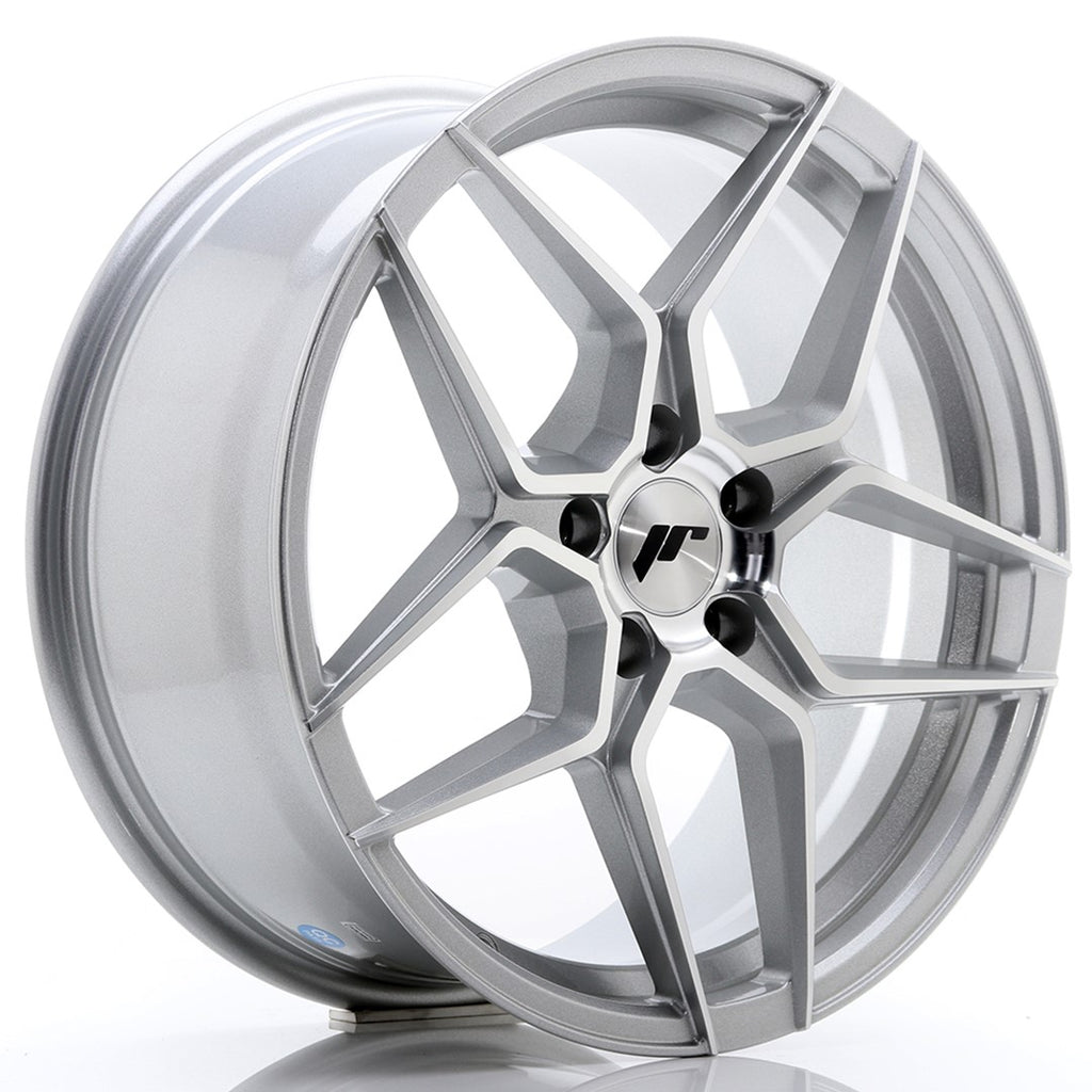 Cerchio in Lega JAPAN RACING JR34 18x8 ET35 5x120 Silver Machined Face