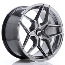 Load image into Gallery viewer, Cerchio in Lega JAPAN RACING JR34 18x9 ET20-42 5H con foratura su misura Hyper Black