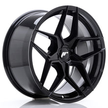 Load image into Gallery viewer, Cerchio in Lega JAPAN RACING JR34 18x9 ET20-42 5H con foratura su misura Gloss Black