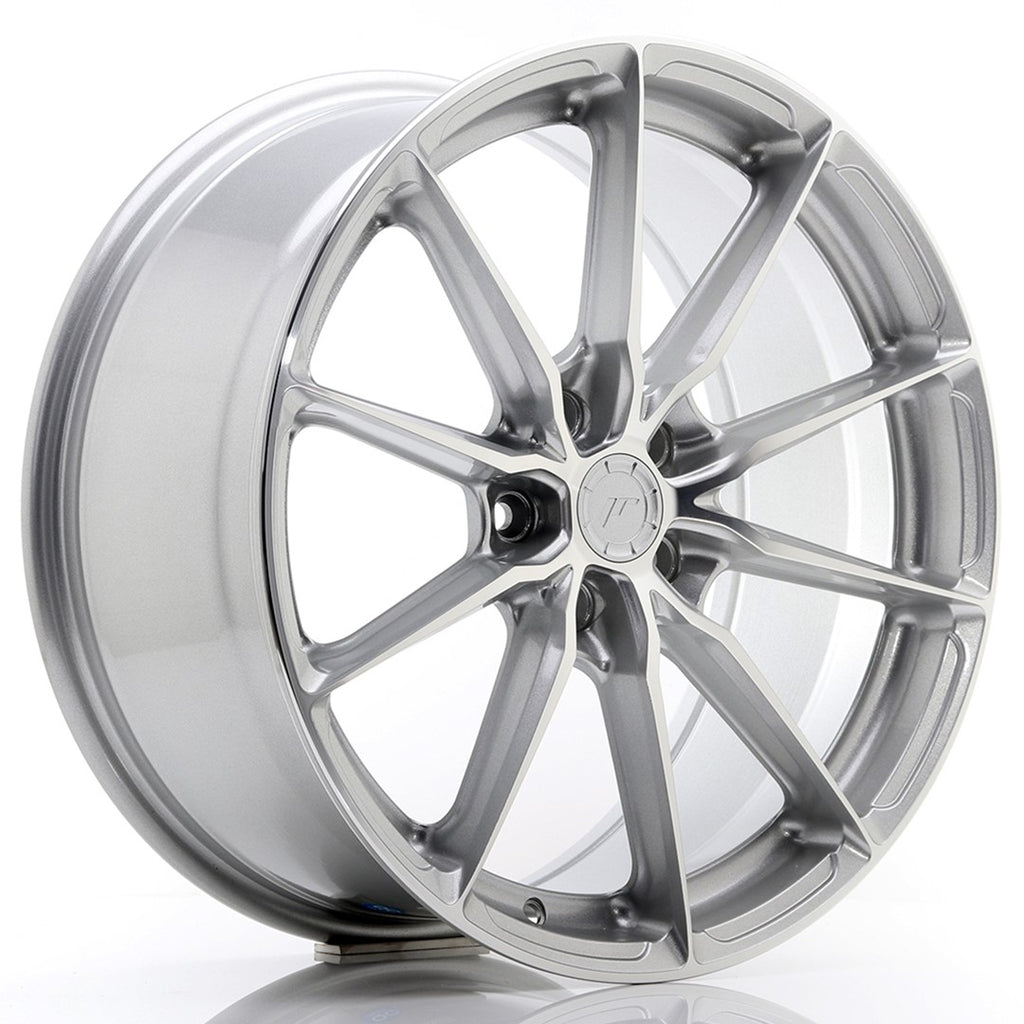 Cerchio in Lega JAPAN RACING JR37 19x8.5 ET45 5x112 Silver Machined Face