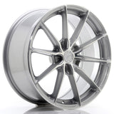 Cerchio in Lega JAPAN RACING JR37 19x8.5 ET20-45 5H con foratura su misura Silver Machined Face