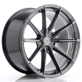 Cerchio in Lega JAPAN RACING JR37 20x10,5 ET20-40 5H con foratura su misura Hyper Black