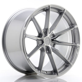 Cerchio in Lega JAPAN RACING JR37 20x10.5 ET40 5x120 Silver Machined