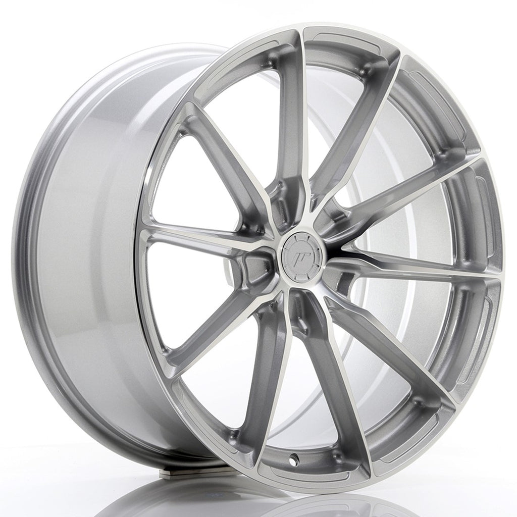 Cerchio in Lega JAPAN RACING JR37 20x10 ET20-45 5H con foratura su misura Silver Machined Face
