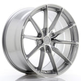 Cerchio in Lega JAPAN RACING JR37 20x10 ET20-45 5H con foratura su misura Silver Machined Face