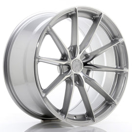 Cerchio in Lega JAPAN RACING JR37 20x10 ET45 5x120 Silver Machined