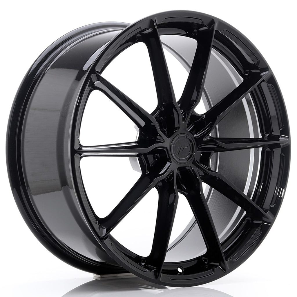 Cerchio in Lega JAPAN RACING JR37 20x9 ET20-45 5H con foratura su misura Glossy Black