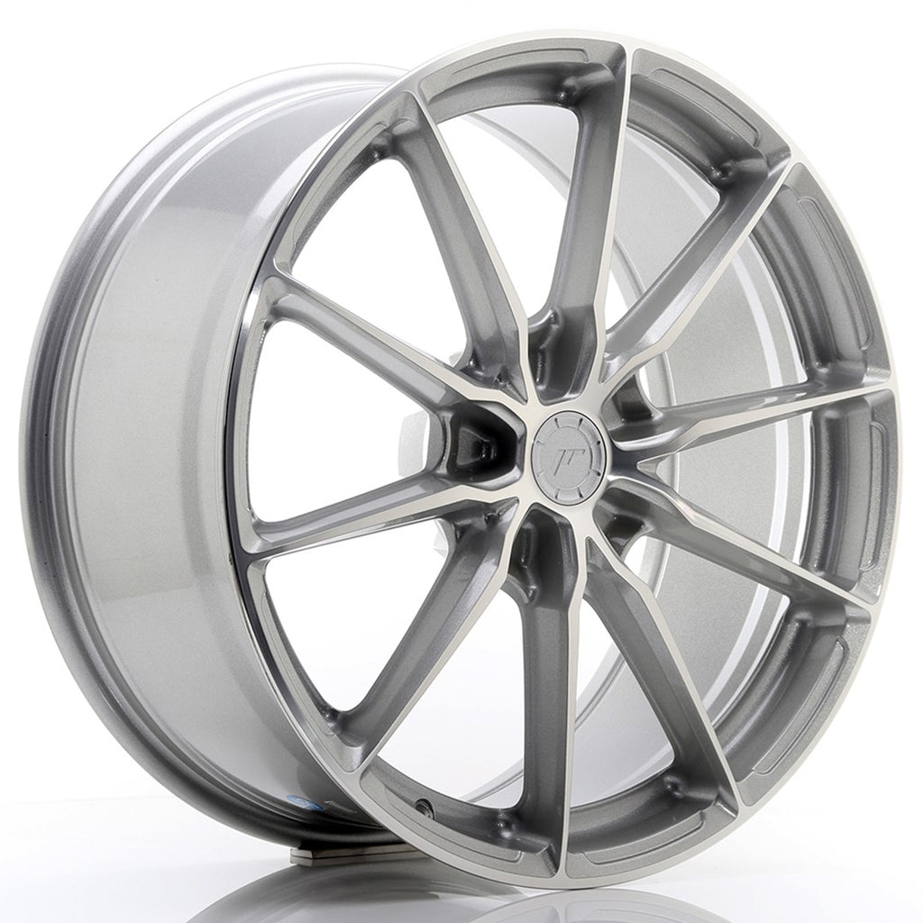 Cerchio in Lega JAPAN RACING JR37 20x9 ET30 5x120 Silver Machined