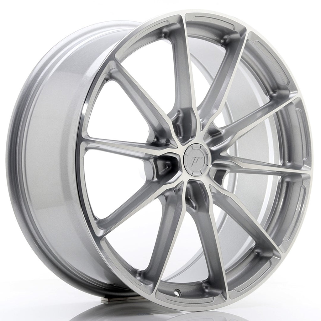 Cerchio in Lega JAPAN RACING JR37 20x8.5 ET25 5x112 Silver Machined