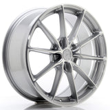 Cerchio in Lega JAPAN RACING JR37 20x8.5 ET20-45 5H con foratura su misura Silver Machined Face