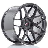 Cerchio in Lega JAPAN RACING JR18 19x11 ET15-30 5H con foratura su misura Hyper Gray