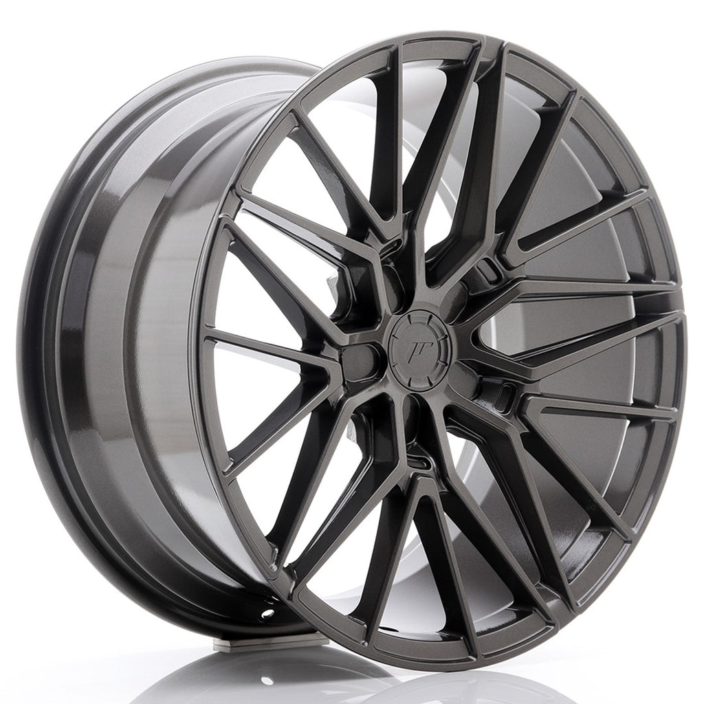 Cerchio in Lega JAPAN RACING JR38 19x9.5 ET20-45 5H con foratura su misura Hyper Gray