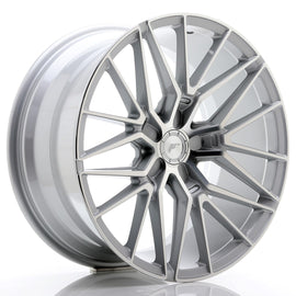 Cerchio in Lega JAPAN RACING JR38 19x9,5 ET20-45 5H con foratura su misura Silver Machined Face