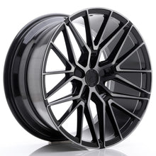 Carica l&#39;immagine nel visualizzatore di Gallery, Cerchio in Lega JAPAN RACING JR38 20x10 ET20-45 5H con foratura su misura Black Brushed w/ Tinted Face