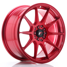 Load image into Gallery viewer, Cerchio in Lega JAPAN RACING JR11 17x8.25 ET35 5x100/114.3 Platinum Red