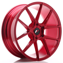 Cerchio in Lega JAPAN RACING JR30 20x8.5 ET20-42 5H con foratura su misura Platinum Red