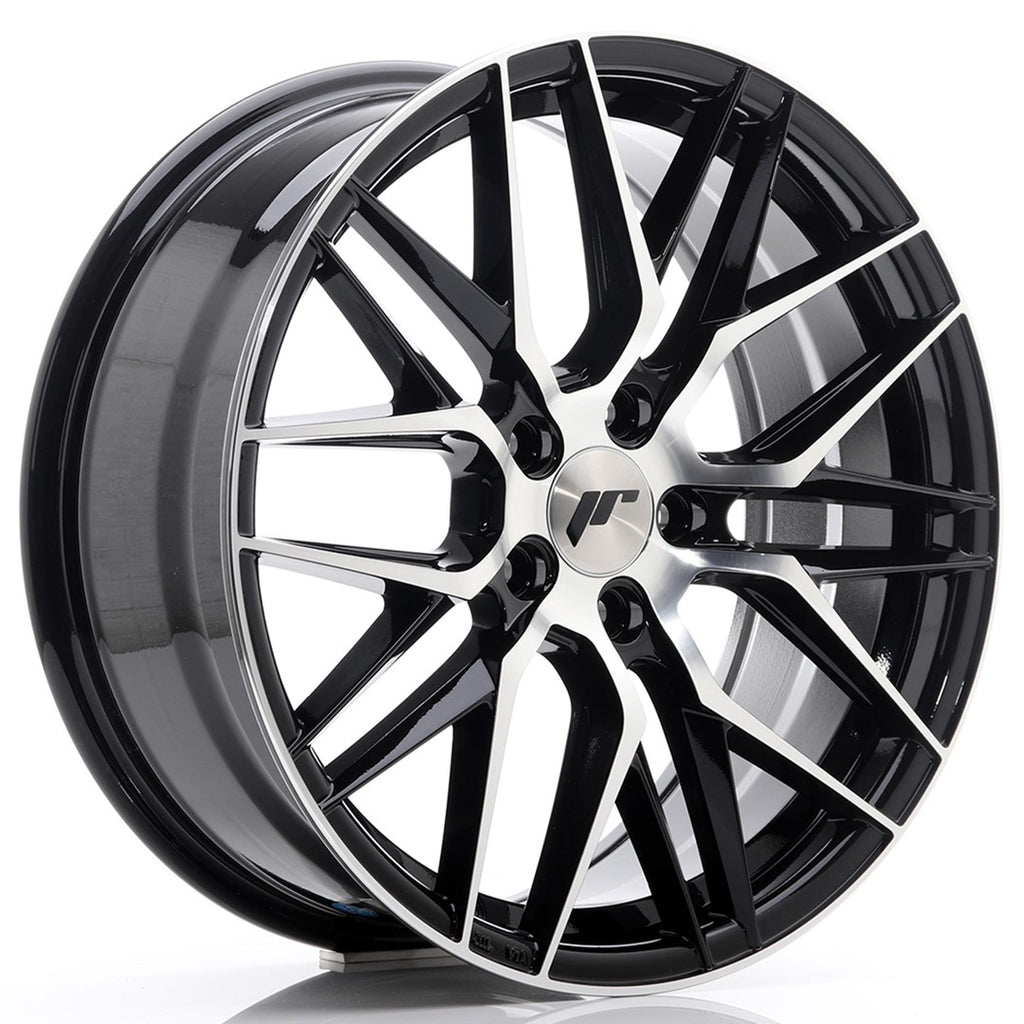 Cerchio in Lega JAPAN RACING JR28 18x7,5 ET40 5x112 Gloss Black Machined Face