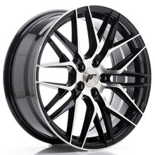 Load image into Gallery viewer, Cerchio in Lega JAPAN RACING JR28 18x7,5 ET40 5x112 Gloss Black Machined Face
