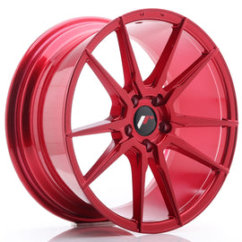 Cerchio in Lega JAPAN RACING JR21 18x8,5 ET40 5x114,3 Platinum Red