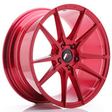 Cerchio in Lega JAPAN RACING JR21 18x8.5 ET40 5x114.3 Platinum Red