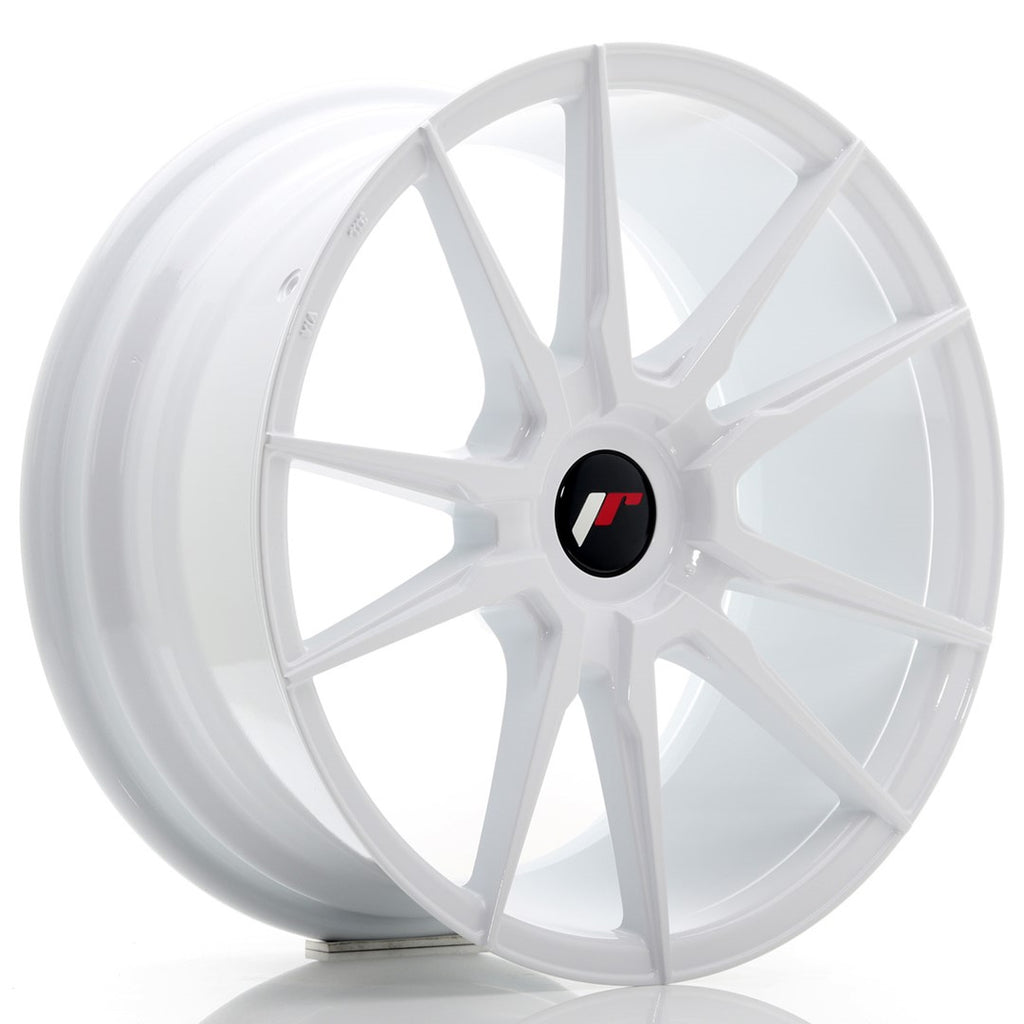 Cerchio in Lega JAPAN RACING JR21 18x8.5 ET20-40 con foratura su misura White