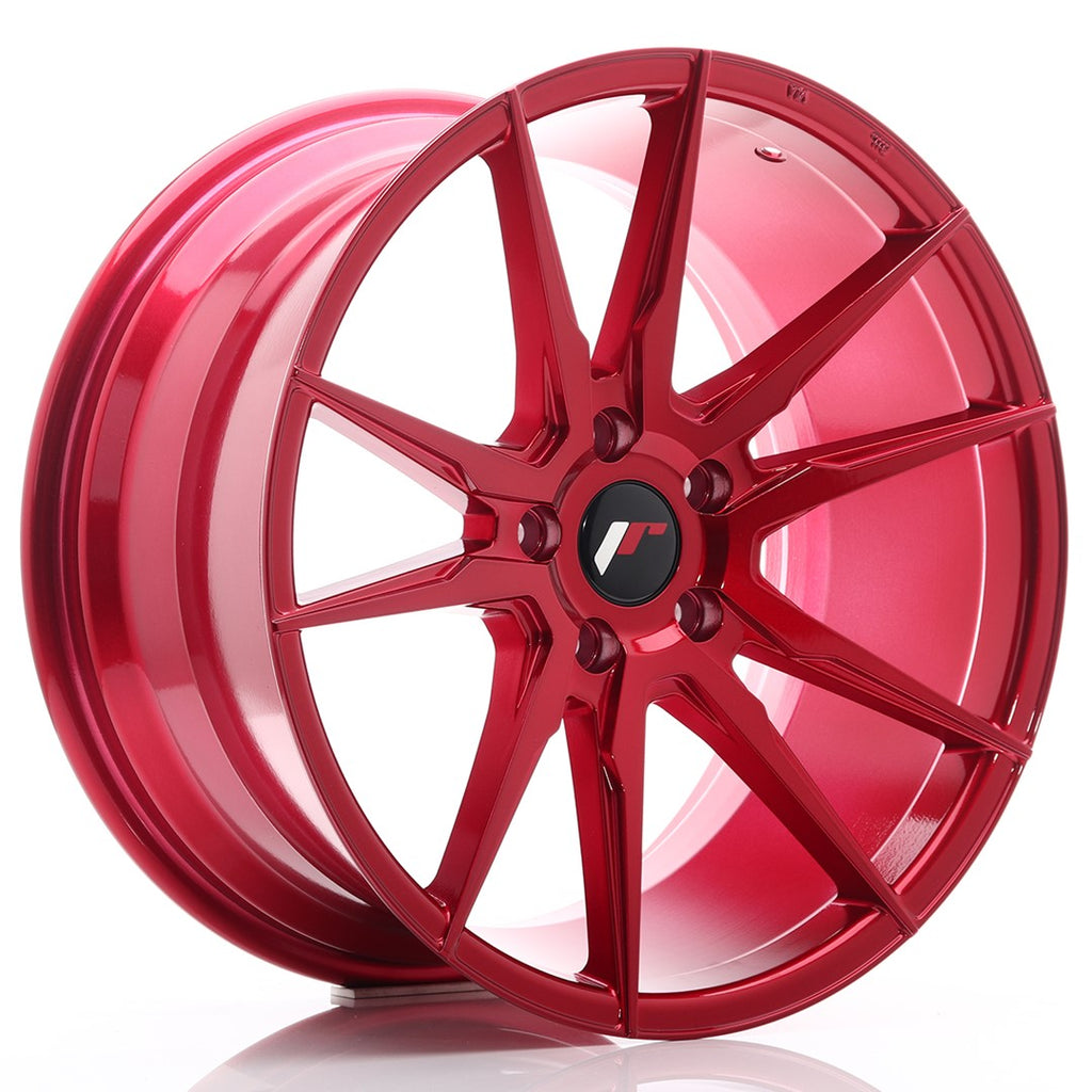 Cerchio in Lega JAPAN RACING JR21 19x9.5 ET40 5x120 Platinum Red