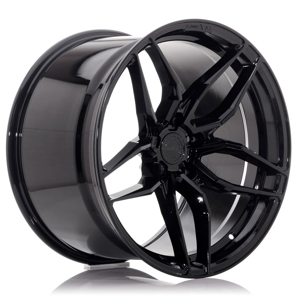 Cerchio in Lega CONCAVER CVR3 19x10 ET20-51 con foratura su misura Platinum Black