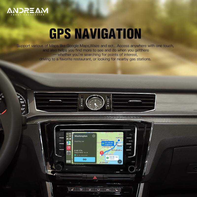 Schermo CarPlay 7 pollici Volkswagen SEAT Skoda 5