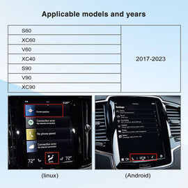 Modulo CarPlay Volvo display verticale 9 pollici 1
