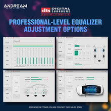 Carica l&#39;immagine nel visualizzatore di Gallery, Andream Android 14.0 Schermo Auto 2K DTS DSP Amplificatore Digitale Fibra Ottica Carplay