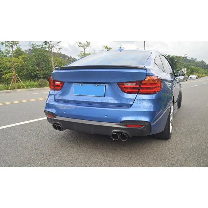 CarbonWorks Spoiler baule posteriore 3D Style in carbonio per BMW Serie 3 F34 2012-2021 - foto 3