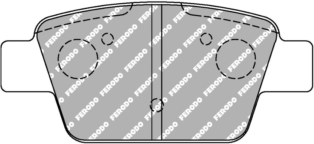 Pastiglie freni racing Ferodo DS3000 posteriori Alfa Romeo Mito 955