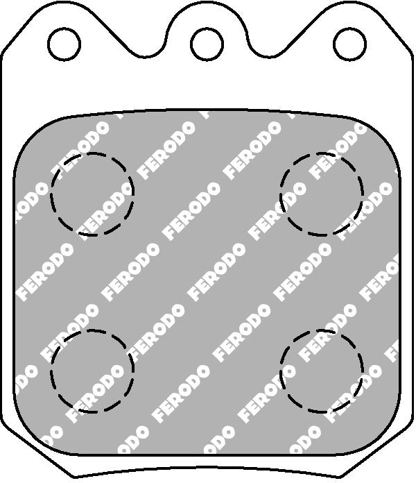 Pastiglie freni racing Ferodo DS3.12 per pinze Wilwood