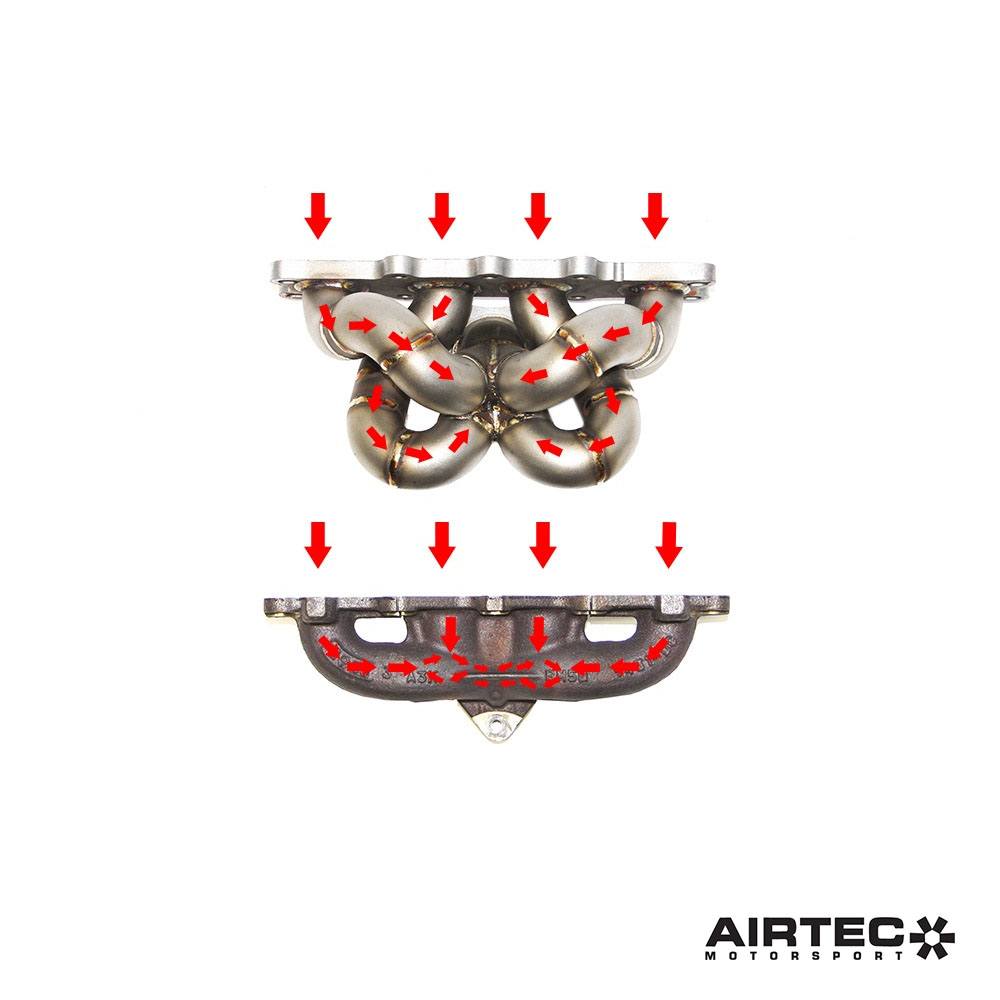 Collettore di scarico tubolare AIRTEC Motorsport per Fiesta ST180 - dettaglio 4