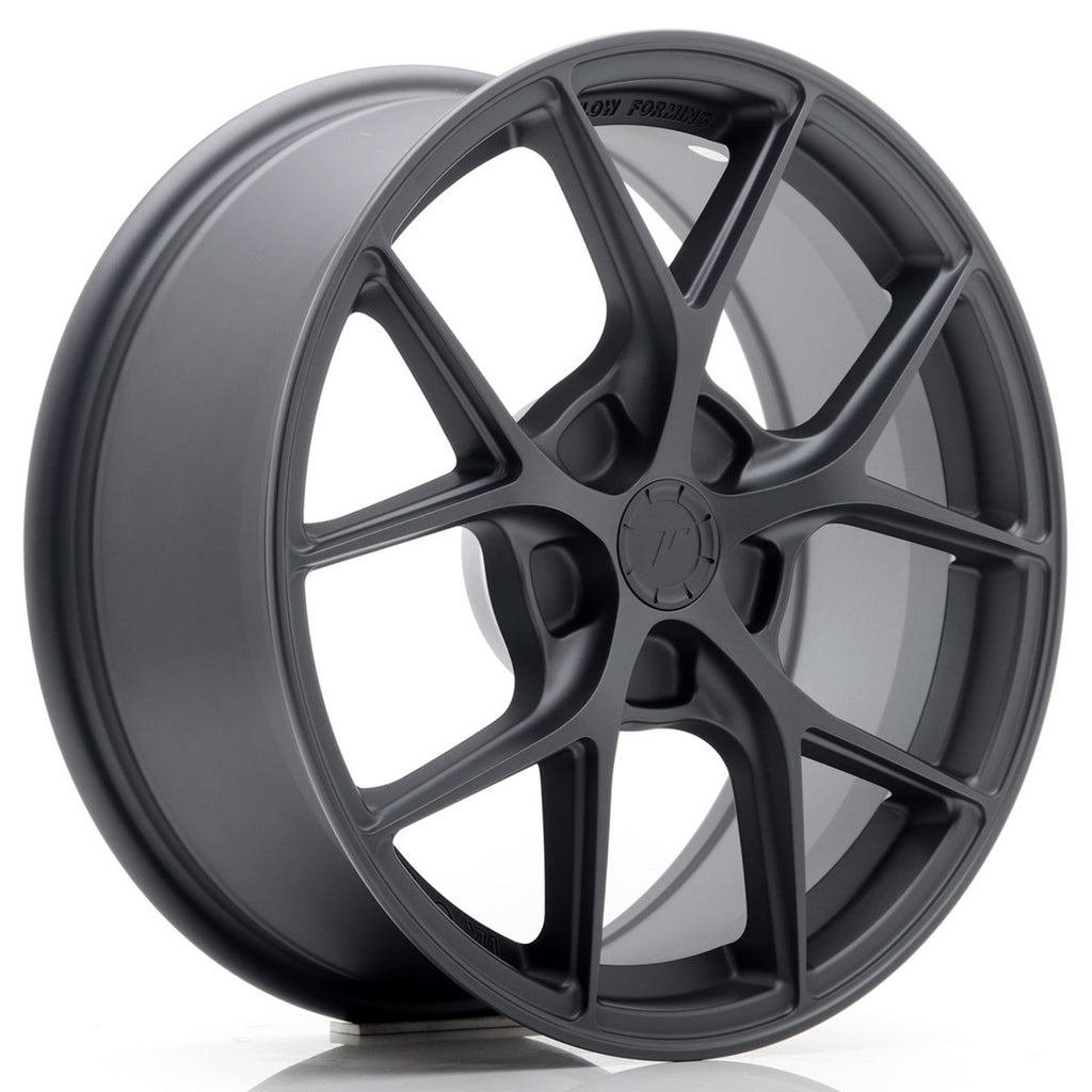 Cerchio in Lega JAPAN RACING SL01 Flow Formed 17x7 ET20-40 5H con foratura su misura Matt Gun Metal