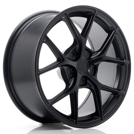 Cerchio in Lega JAPAN RACING SL01 17x8 ET20-45 5H con foratura su misura Matt Black