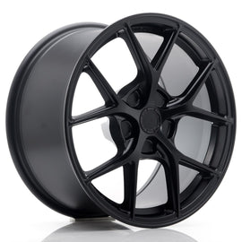 Cerchio in Lega JAPAN RACING SL01 17x9 ET20-50 5H con foratura su misura Matt Black