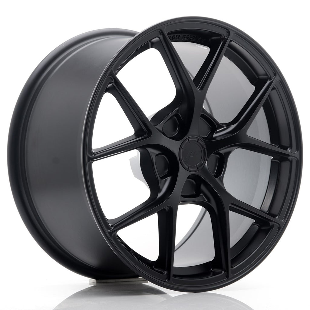 Cerchio in Lega JAPAN RACING SL01 Flow Formed 17x9 ET20-50 5H con foratura su misura Matt Black