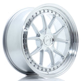 Cerchio in Lega JAPAN RACING JR39 19x8.5 ET15-35 5H con foratura su misura Silver Machined Face