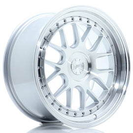 Cerchio in Lega JAPAN RACING JR40 18x8,5 ET15-35 5H con foratura su misura Silver Machined Face