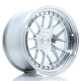 Cerchio in Lega JAPAN RACING JR40 18x10,5 ET15-22 5H con foratura su misura Silver Machined Face