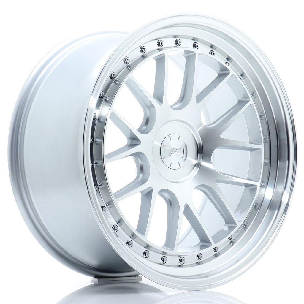 Cerchio in Lega JAPAN RACING JR40 19x9.5 ET15-30 5H con foratura su misura Silver Machined Face