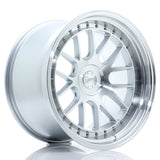 Cerchio in Lega JAPAN RACING JR40 19x11 ET15-22 5H con foratura su misura Silver Machined Face