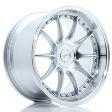 Load image into Gallery viewer, Cerchio in Lega JAPAN RACING JR41 18x9,5 ET15-35 5H con foratura su misura Silver Machined Face