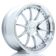 Load image into Gallery viewer, Cerchio in Lega JAPAN RACING JR41 19x9,5 ET12-22 5H con foratura su misura Silver Machined Face